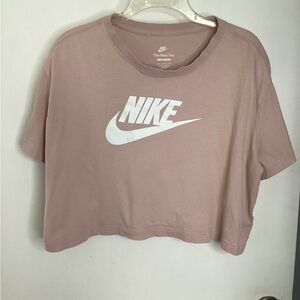 Nike Soft Pink Crop Top XL